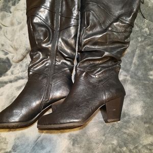11M Bongo Black Reese Knee High Boots